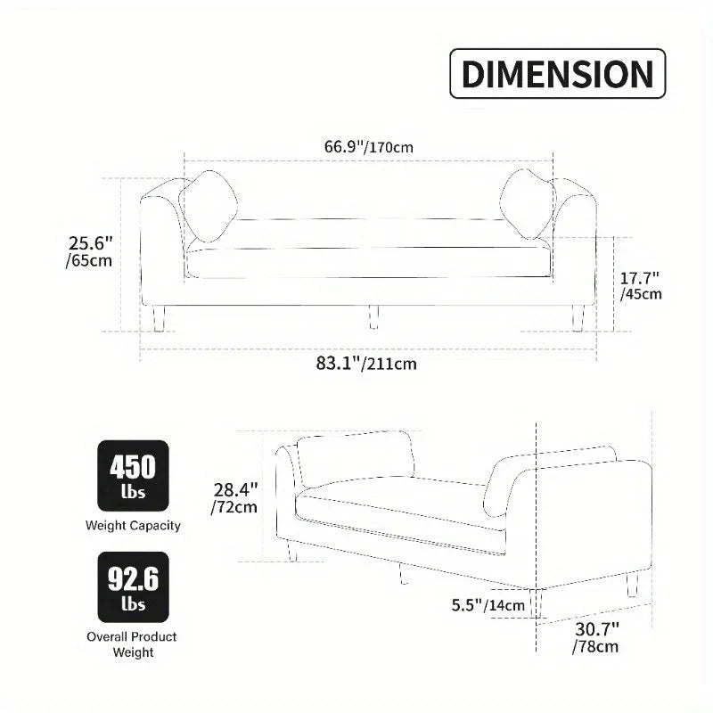 Elegant Blue 7' Chenille Bed Bench with Pillows - House Of Avana [[SKU:HOA-BEN-002]]