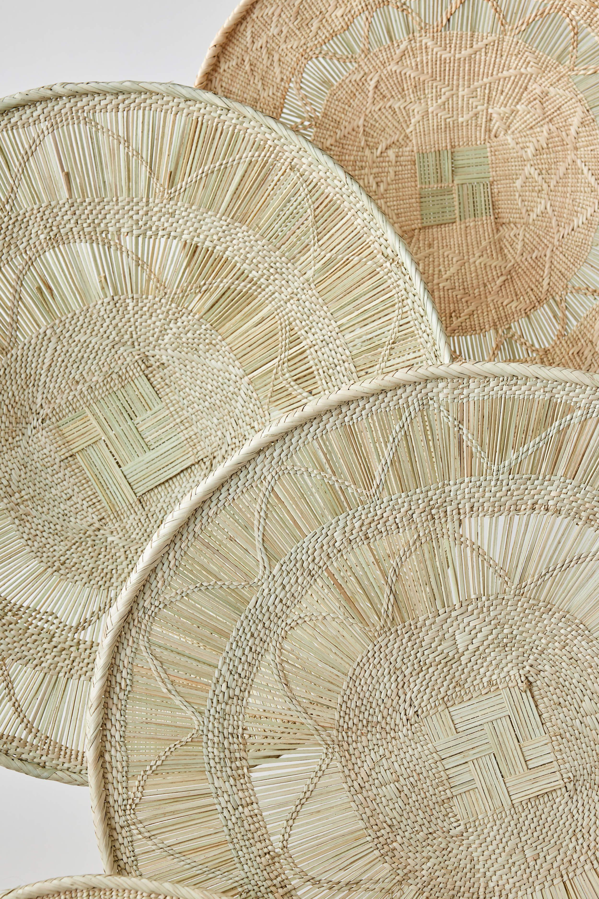 Binga Lace Blonde Basket, back view - House Of Avana