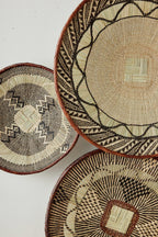 Binga Lace Patterned Basket, back view - House Of Avana