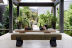 Binga Nongo Natural Woven Gourd Basket, texture detail - House Of Avana