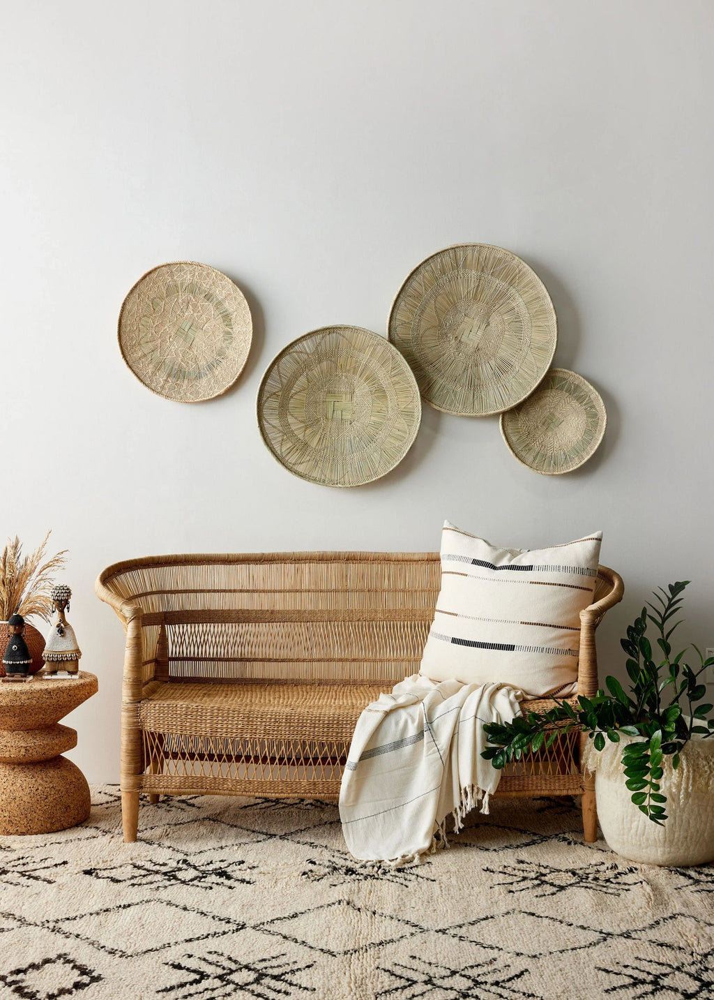 Mason Hand-Loomed Cotton Pillow Kanju Interiors
