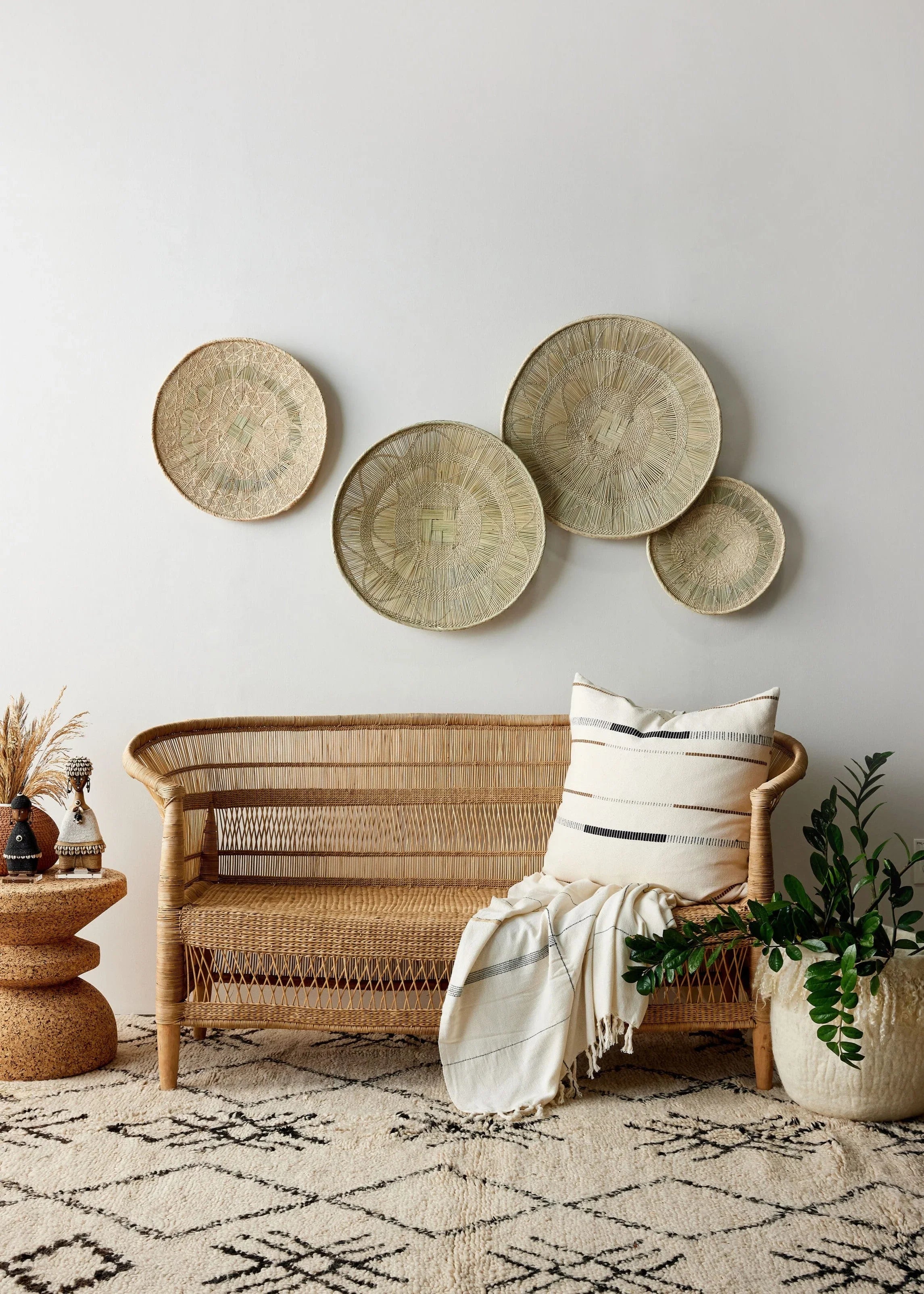 Mason Hand-Loomed Cotton Pillow Kanju Interiors