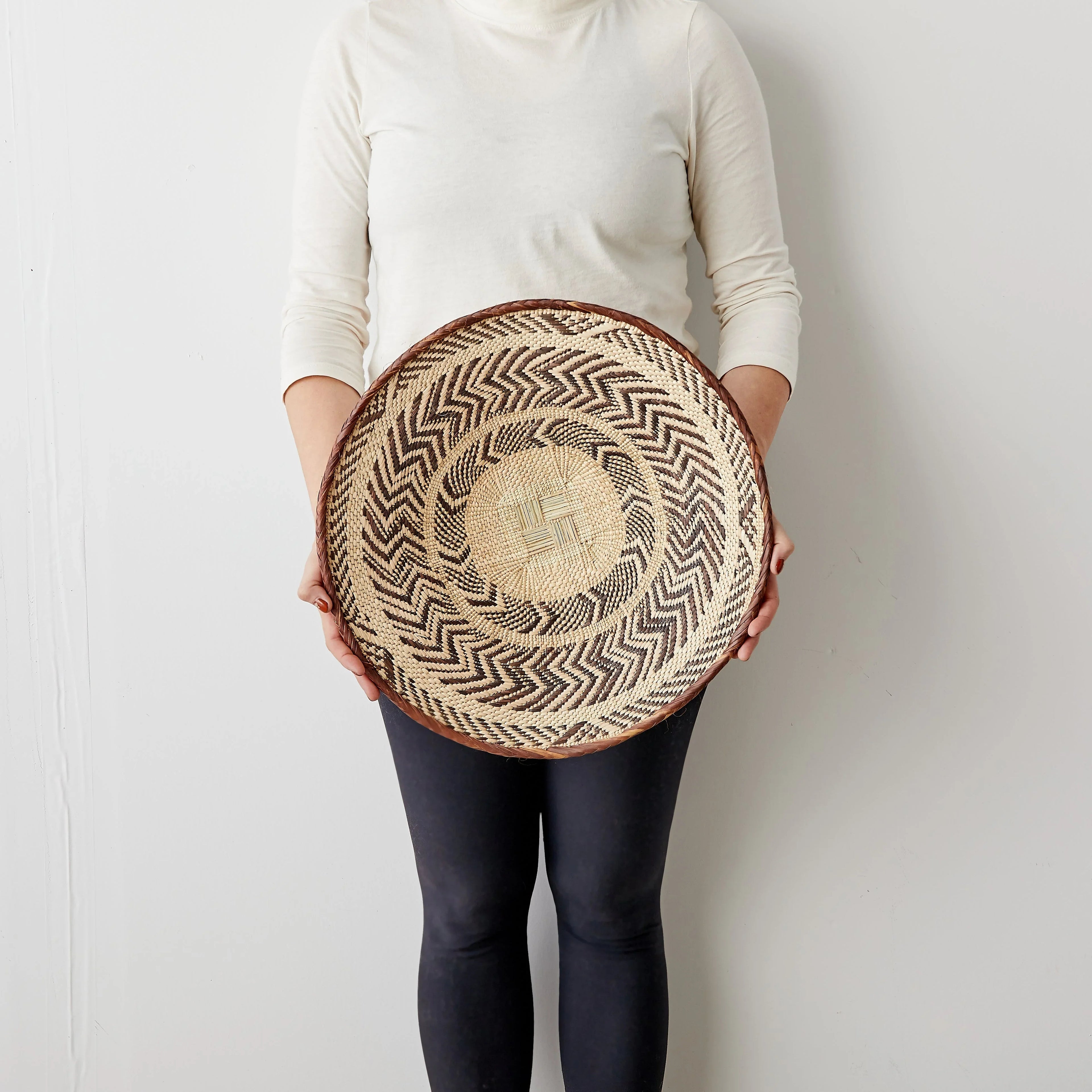 Binga Patterned Brown & Natural Wall Art Kanju Interiors