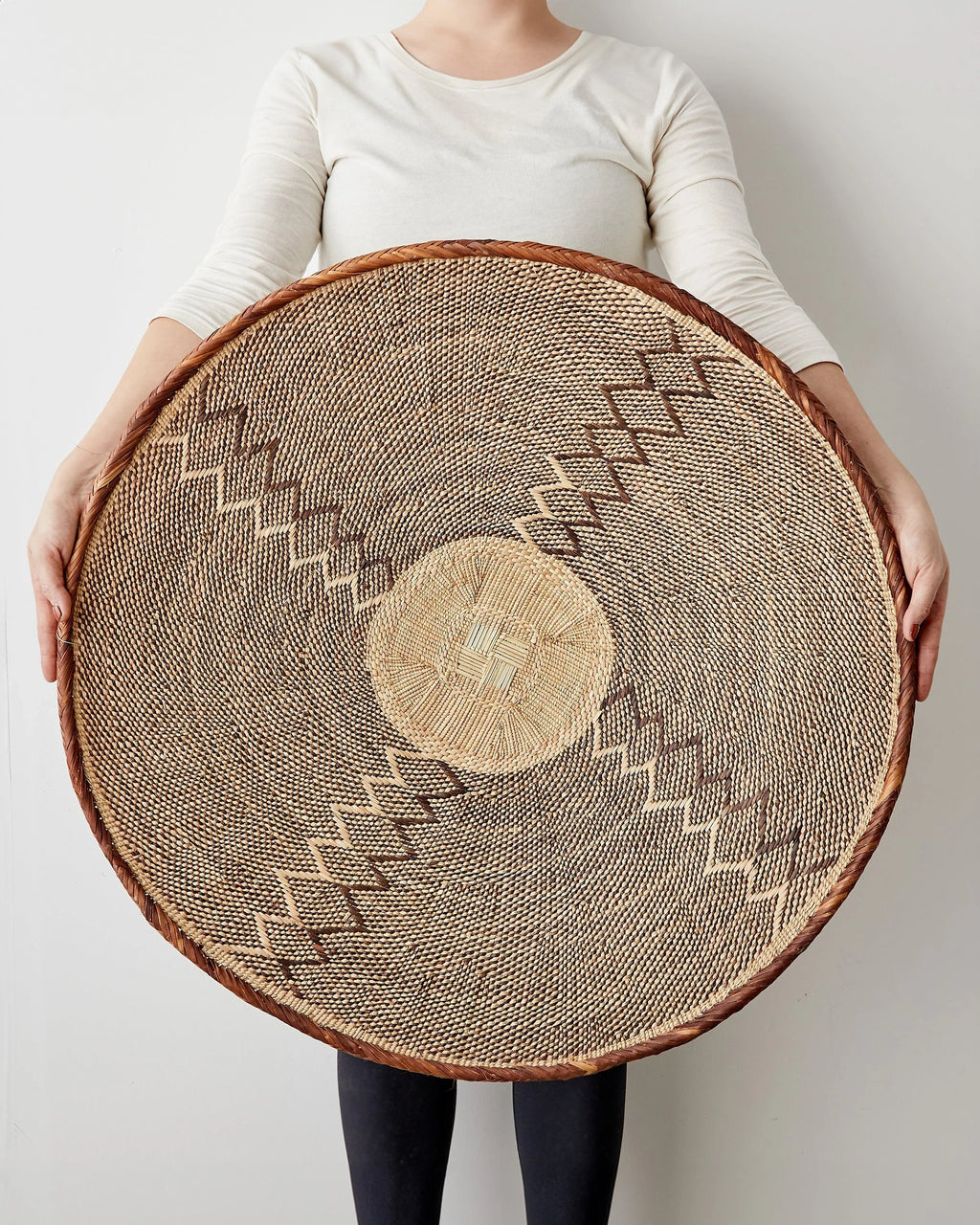 Statement Binga Patterned Wall Hanging Basket Kanju Interiors