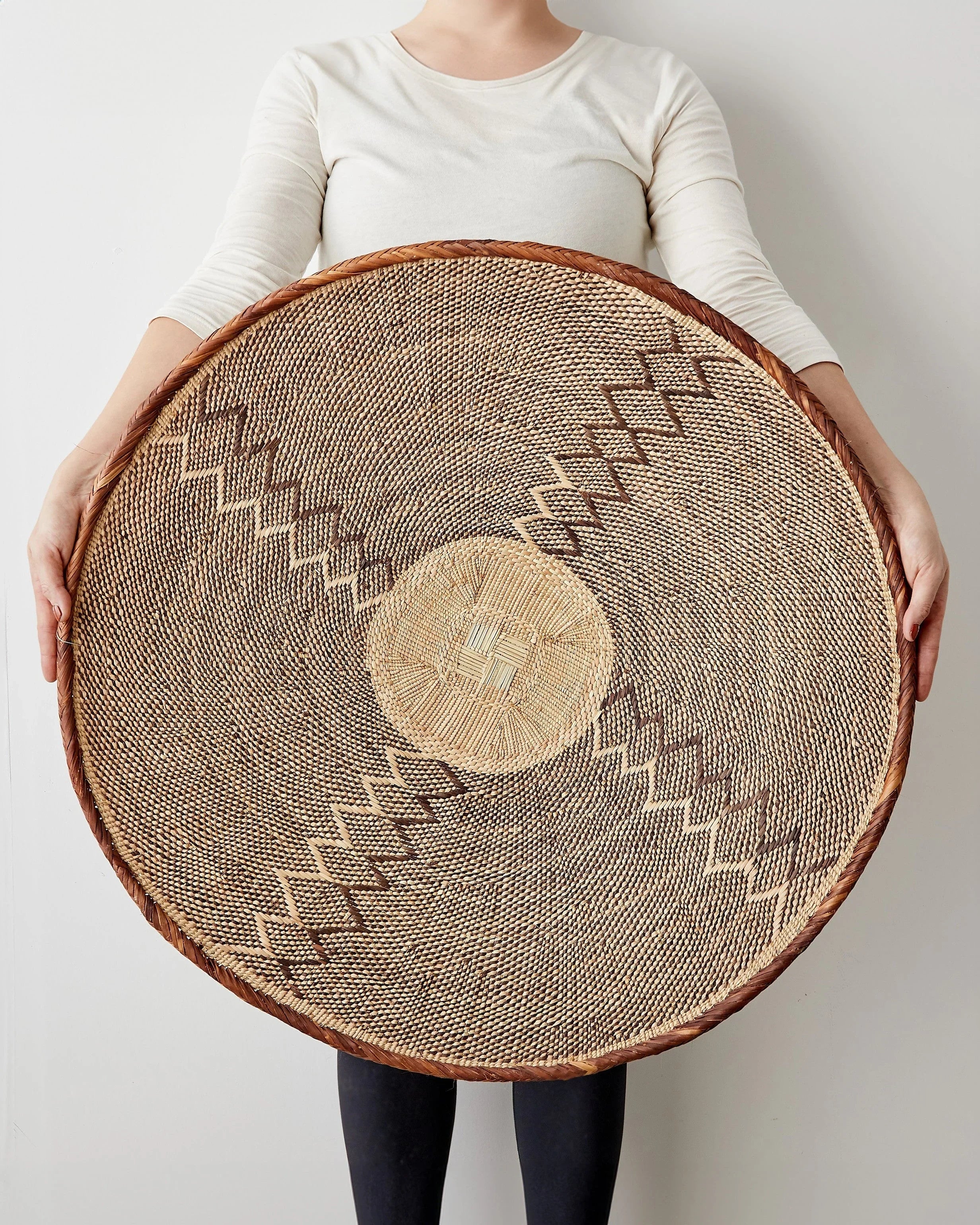 Statement Binga Patterned Wall Hanging Basket Kanju Interiors