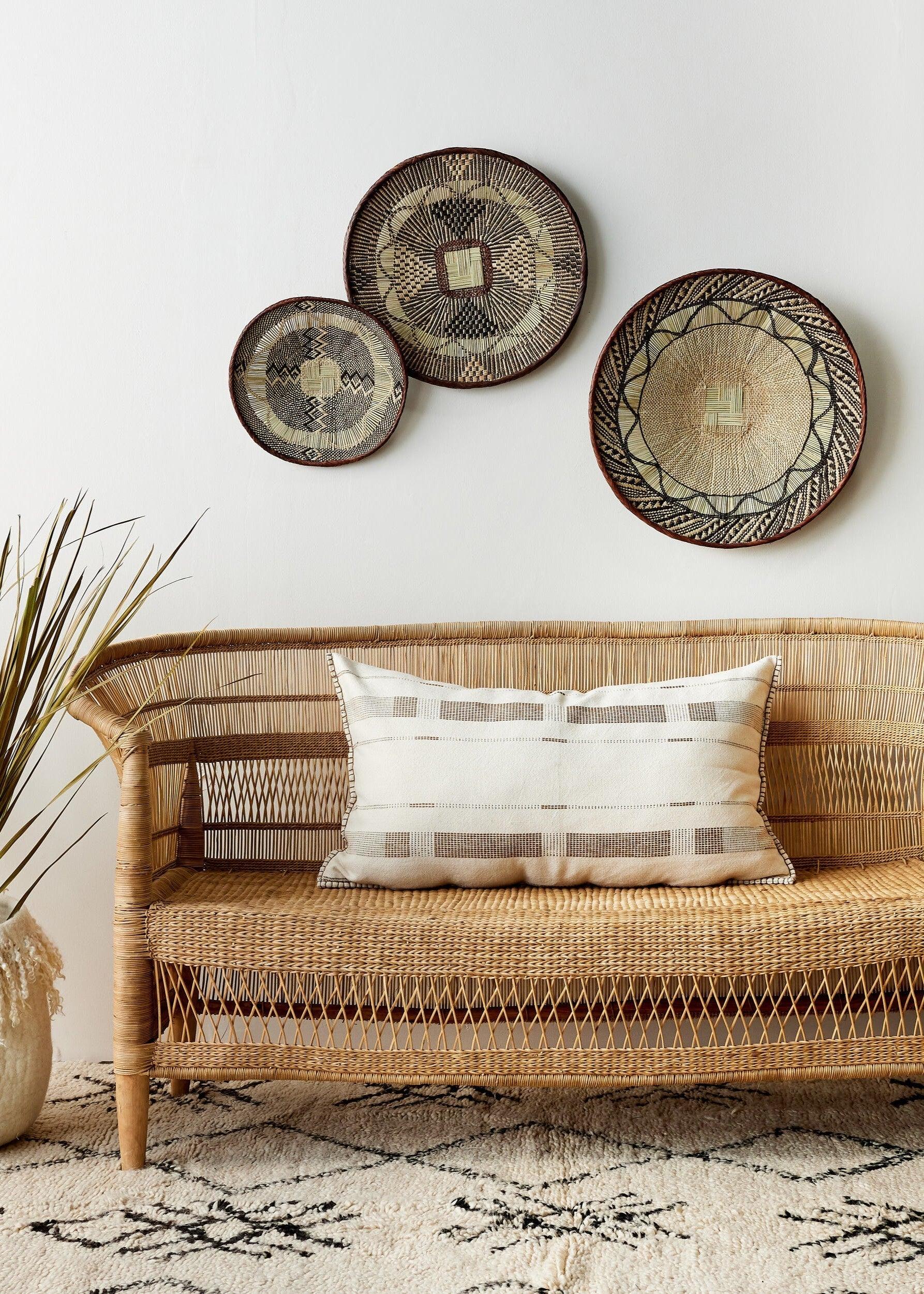 Fulcrum Patina Oversized Cotton Lumbar Pillow Kanju Interiors