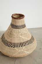 Patterned Binga Nongo Gourd Woven Basket Kanju Interiors