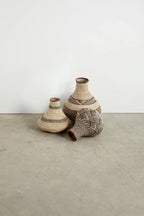 Patterned Binga Nongo Gourd Woven Basket Kanju Interiors