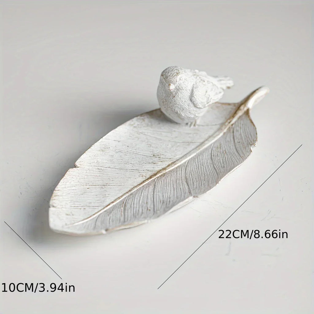 Bird Feather Storage Box Home Decoration, Non- Contact, close-up view - House Of Avana