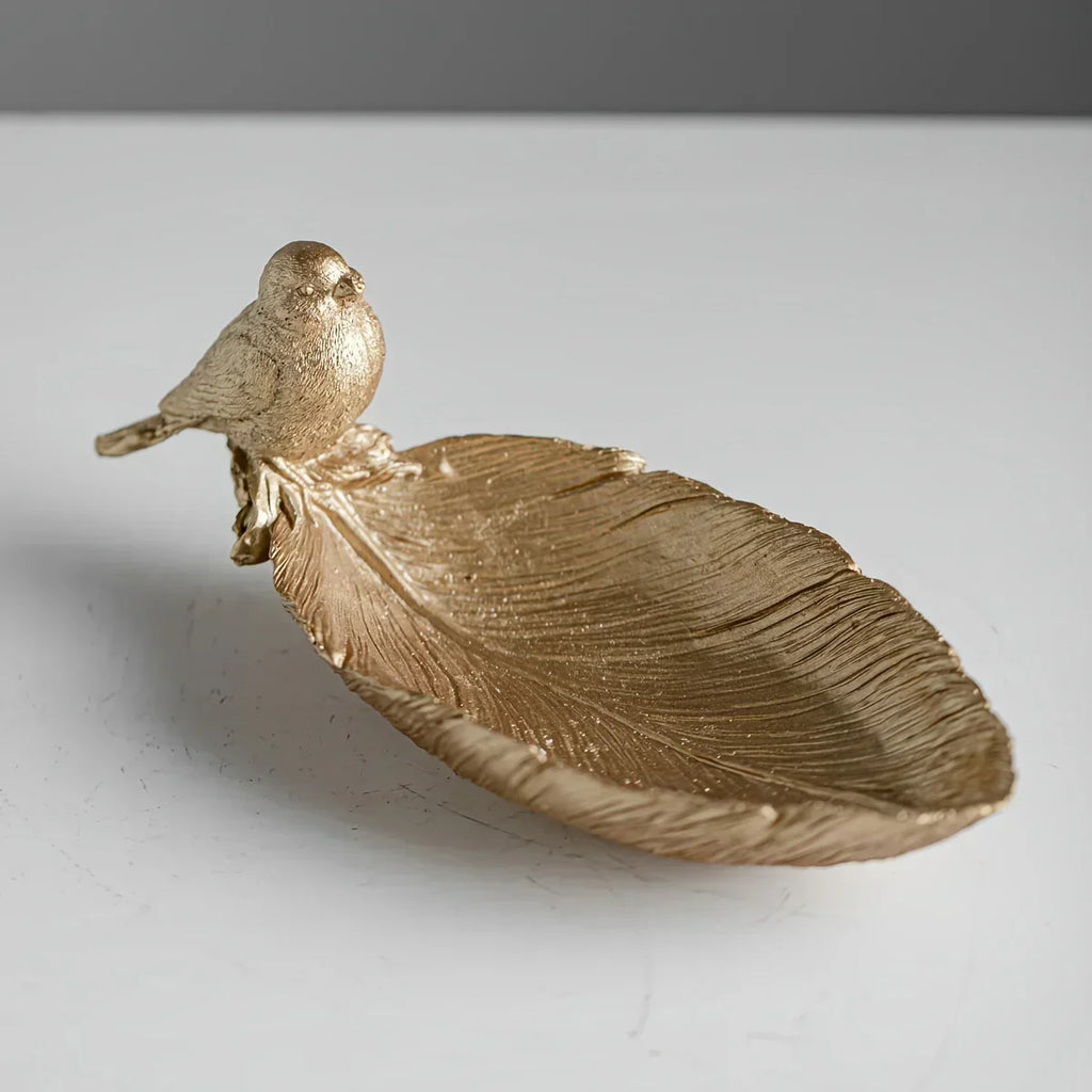 Bird Feather Storage Box Home Decoration, Non- Contact, side view - House Of Avana