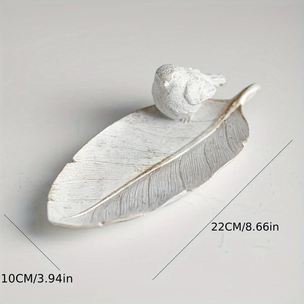 Bird Feather Storage Box Home Decoration, Non- Contact, detail shot - House Of Avana