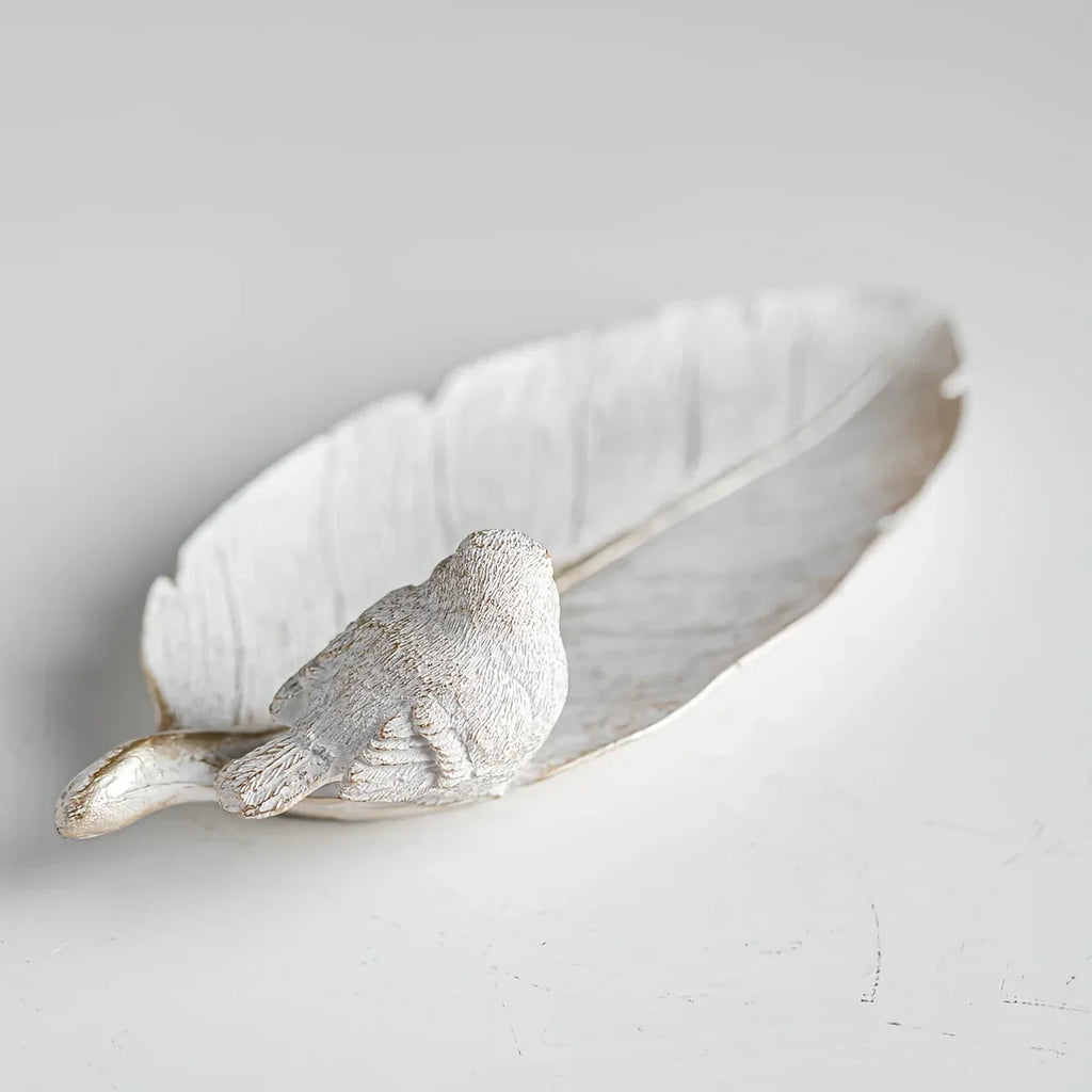Bird Feather Storage Box Home Decoration, Non- Contact, front view - House Of Avana