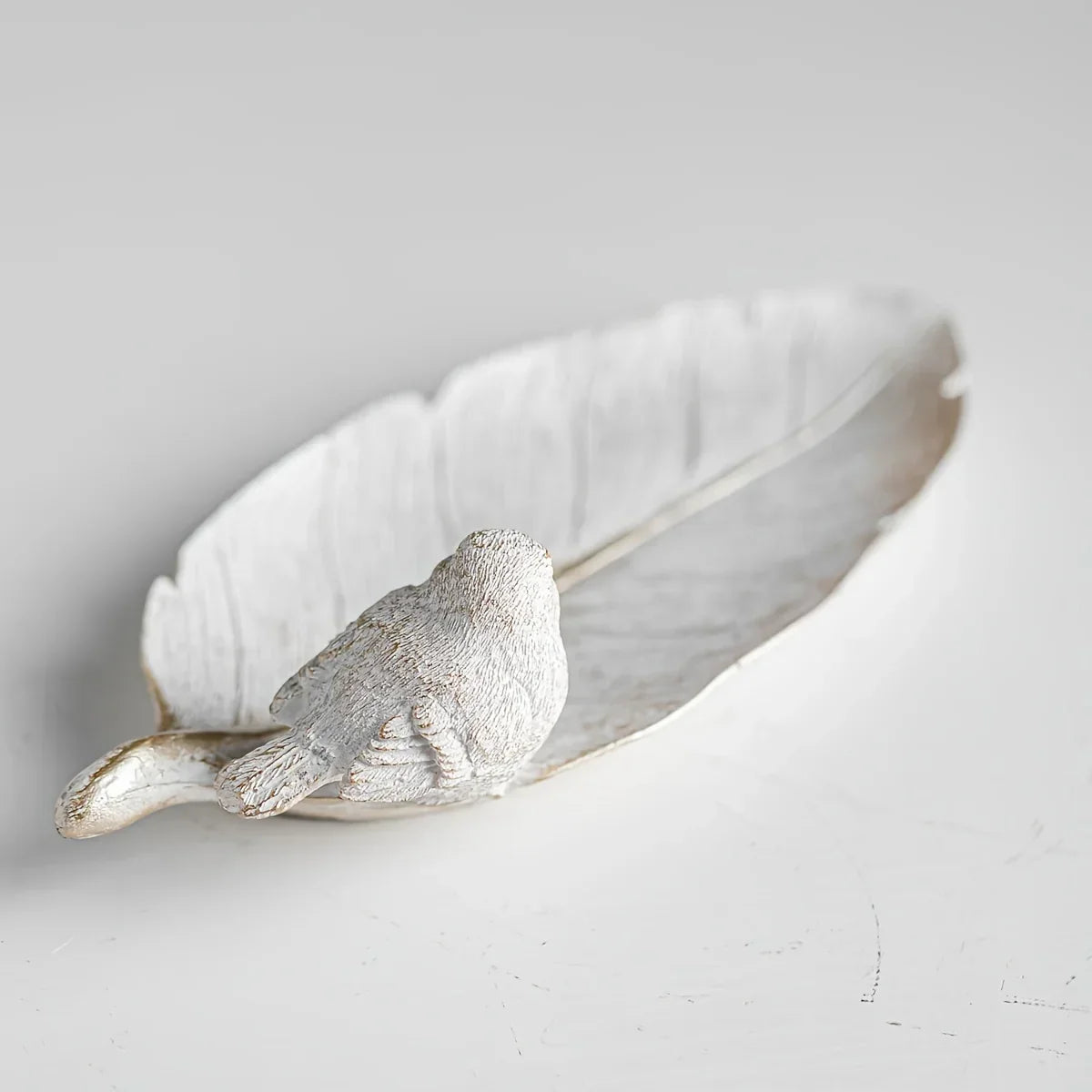 Bird Feather Storage Box Home Decoration, Non- Contact, front view - House Of Avana
