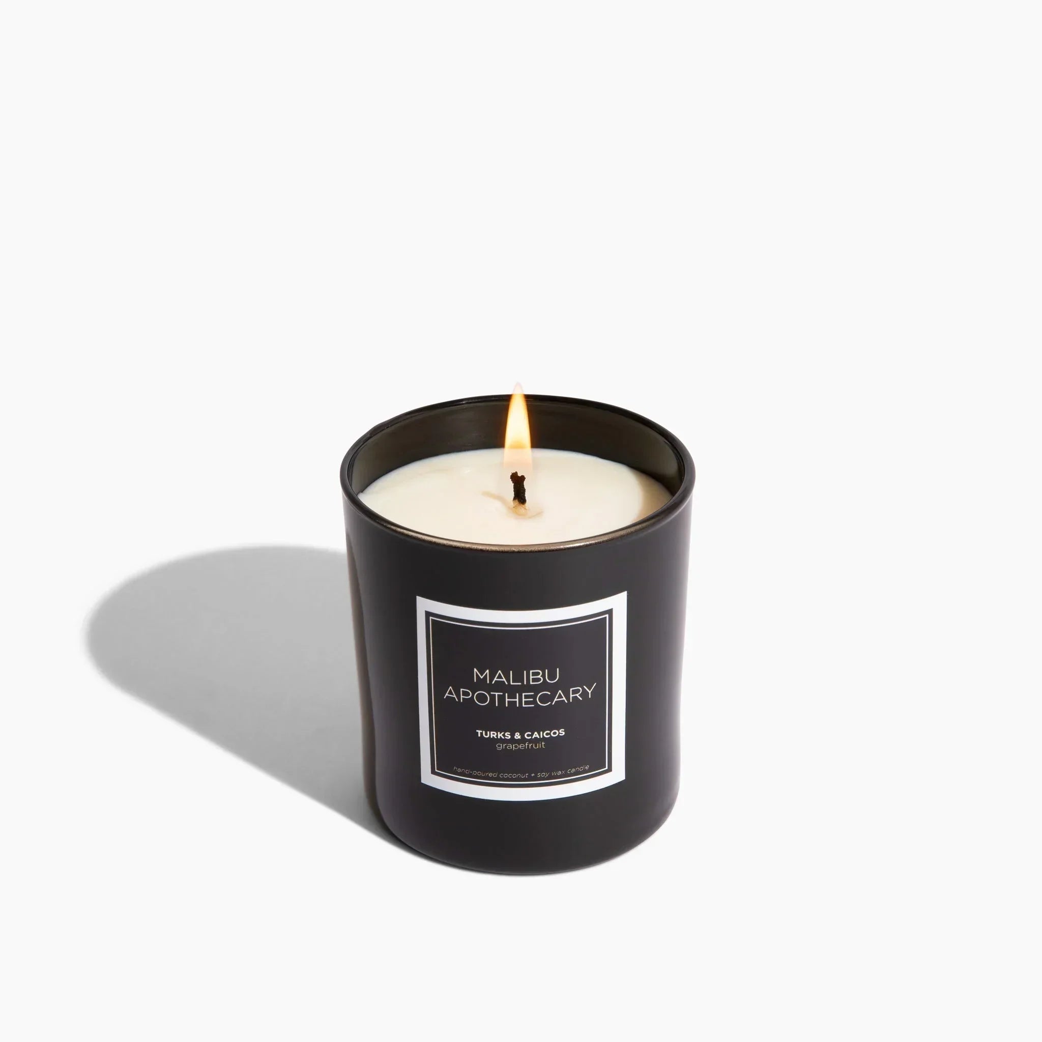 Black Gloss Candle, back view - House Of Avana