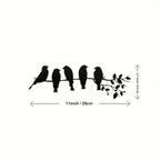 Black Birds Silhouette Wall Art Decor - House Of Avana