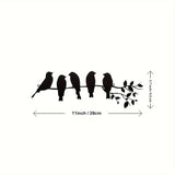 Black Birds Silhouette Wall Art Decor Small House Of Avana