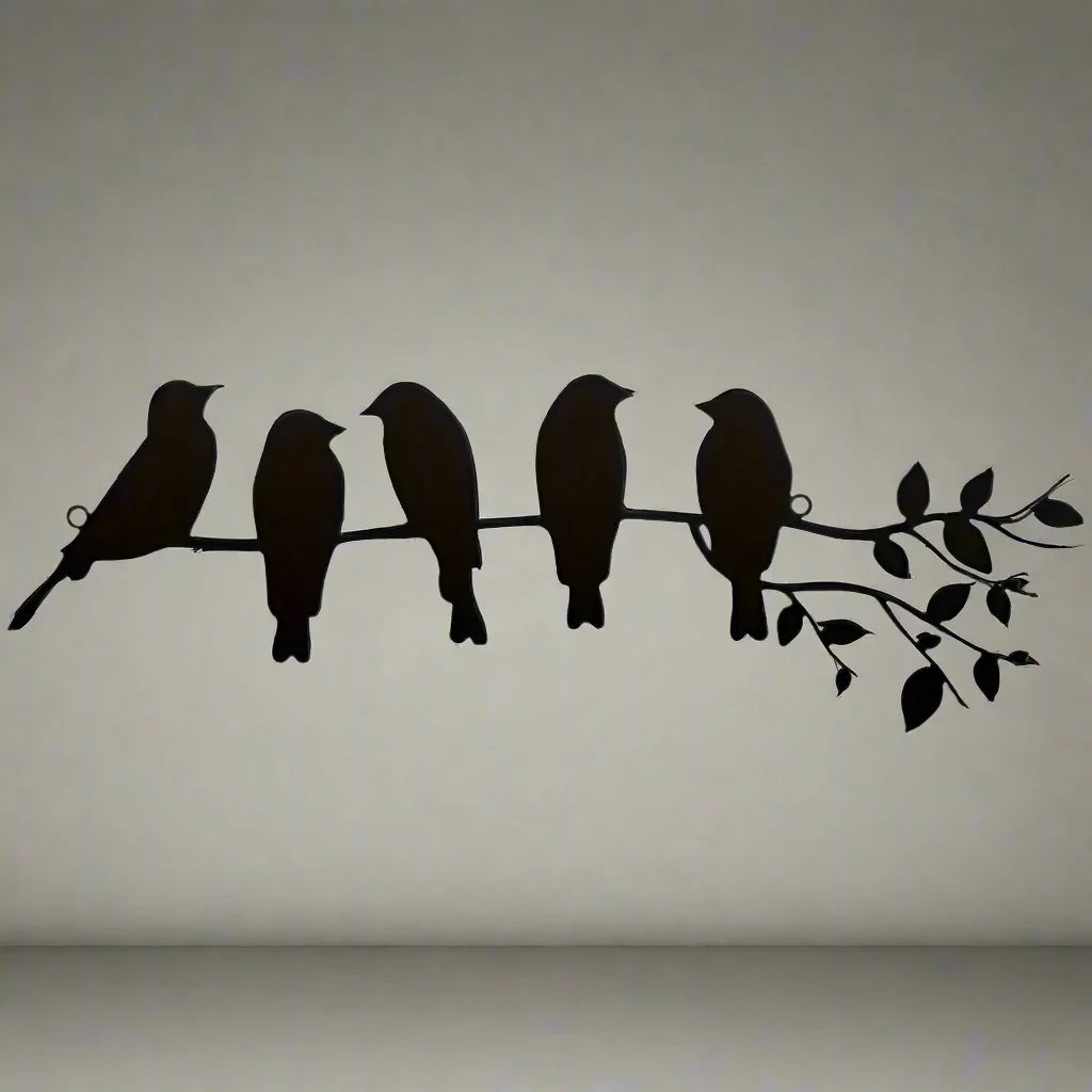 Black Birds Silhouette Wall Art Decor - House Of Avana