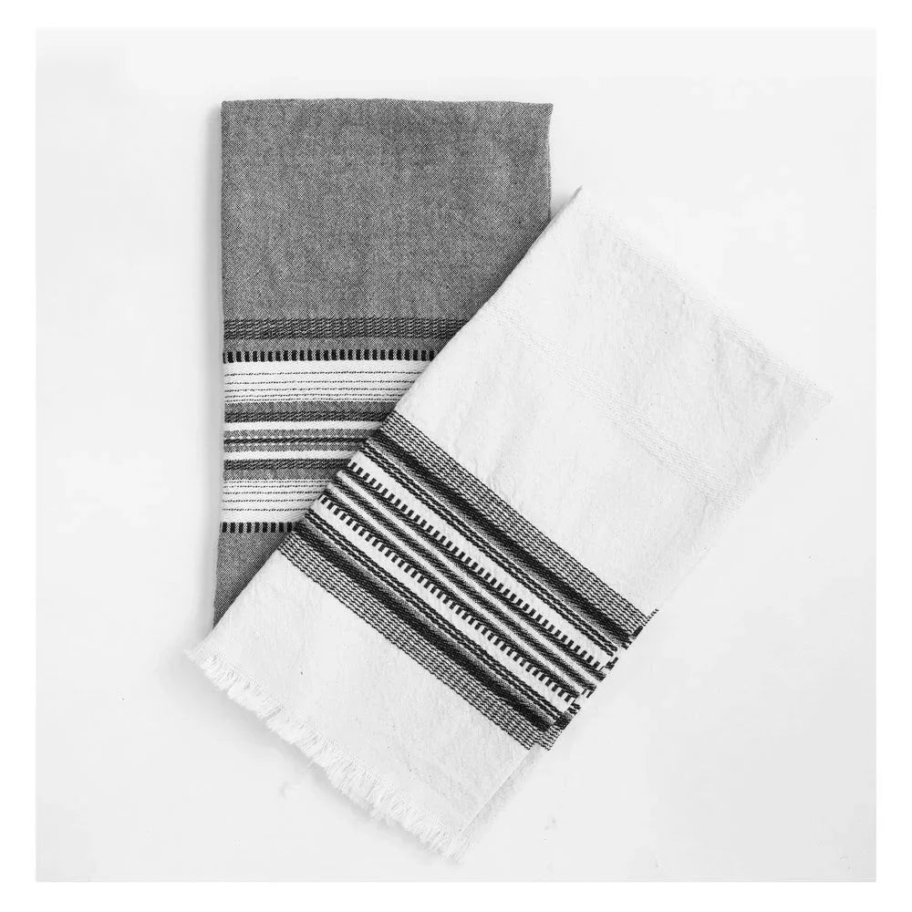 Grey Chambray Kitchen Towel Archive New York