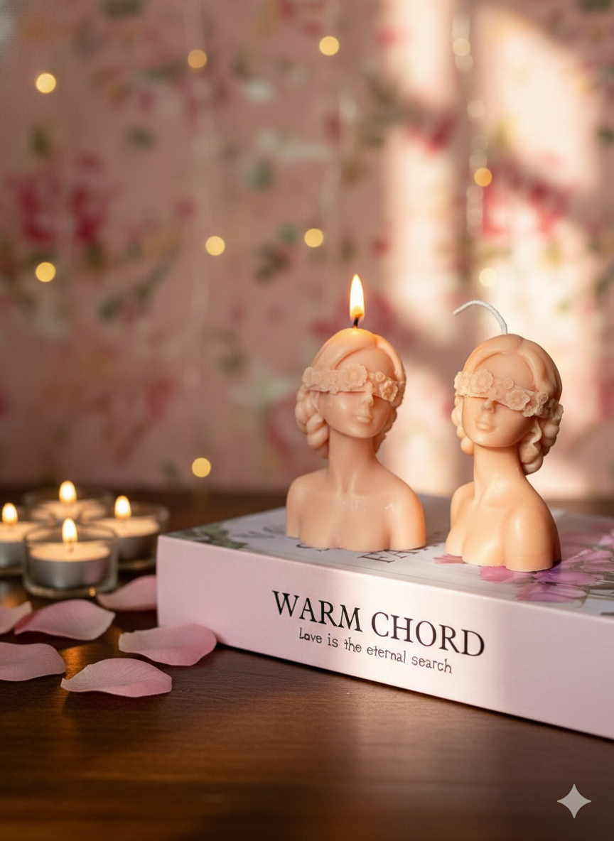 Blindfolded Flower Girl Candle Crazy About Candles