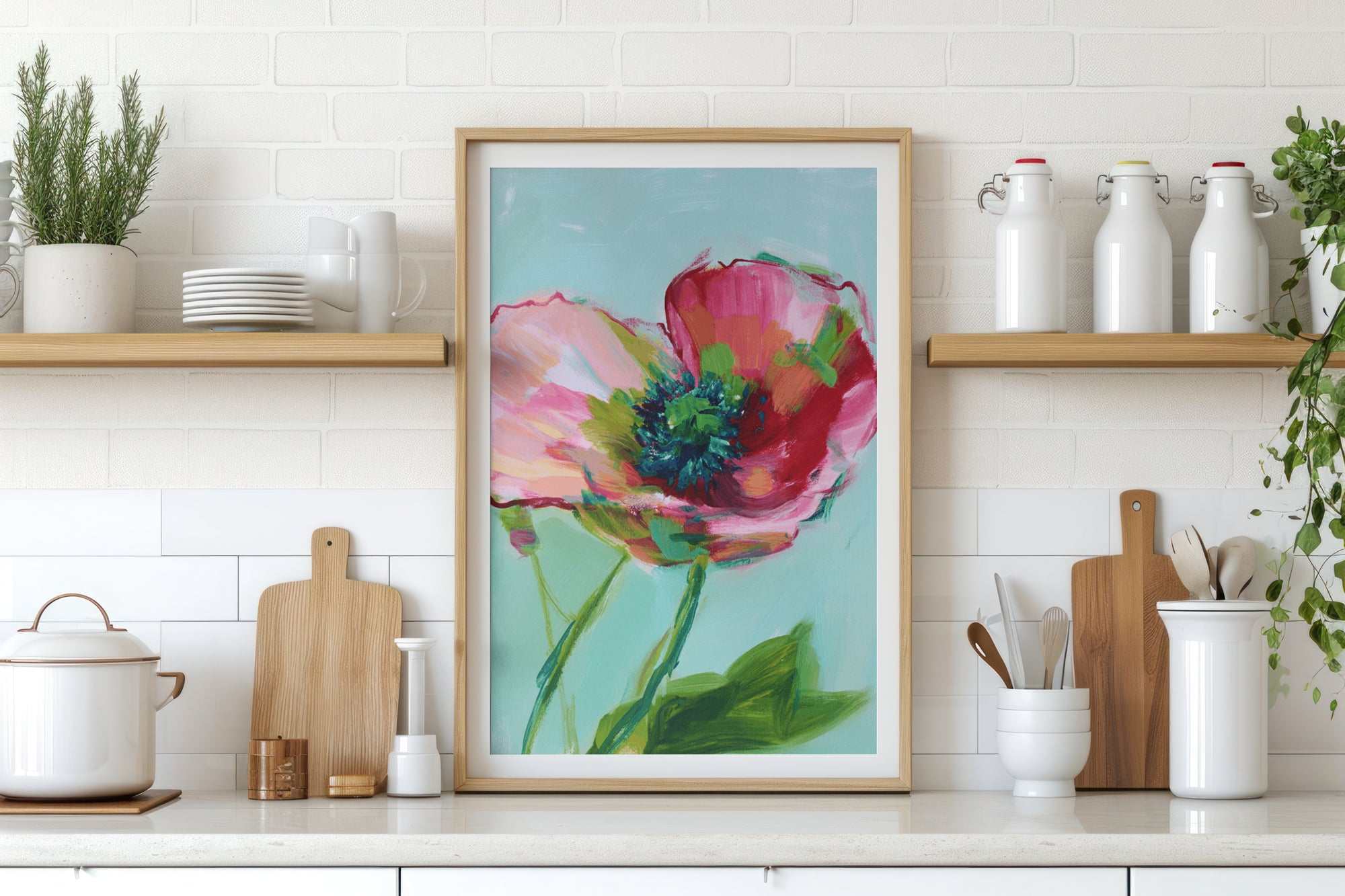 Bloom Art Print – Vibrant Botanical & Nature Wall Art, Archival Quality, Ready to Hang