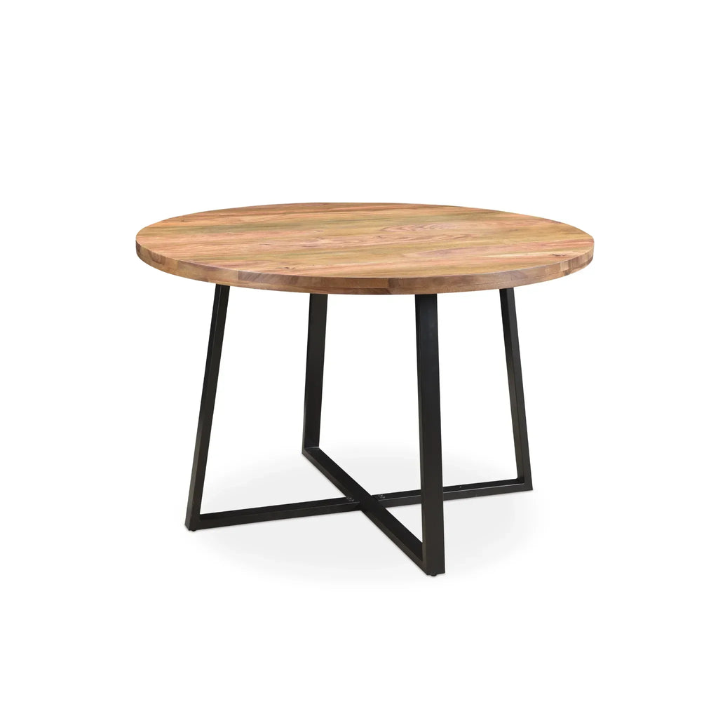 Blossom Round Dining Table - 48", back view - House Of Avana
