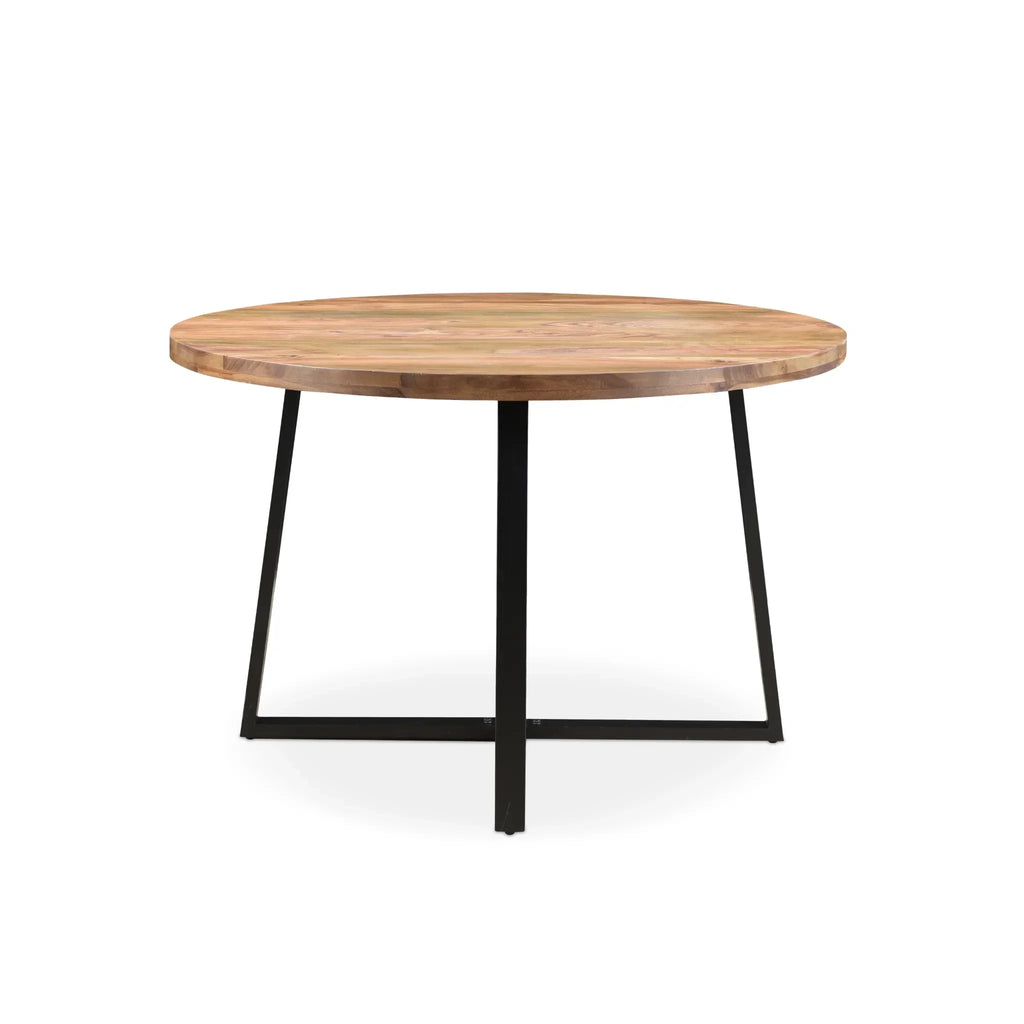 Blossom Round Dining Table - 48", front view - House Of Avana