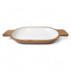 House of Avana Small Boat Mango Wood Serving Tray