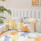 Bohemian Chic Ice Silk Sofa Cover | Extra Large Pet-friendly Slipcover, back view - House Of Avana