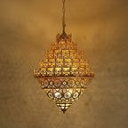 Bohemian Retro Golden Iron Chandelier Luxury Pendant Light