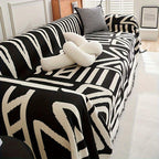 Bohemian-style Chenille Fabric Extra Long Couch Cover Anti Dog Scratch, product packaging - House Of Avana
