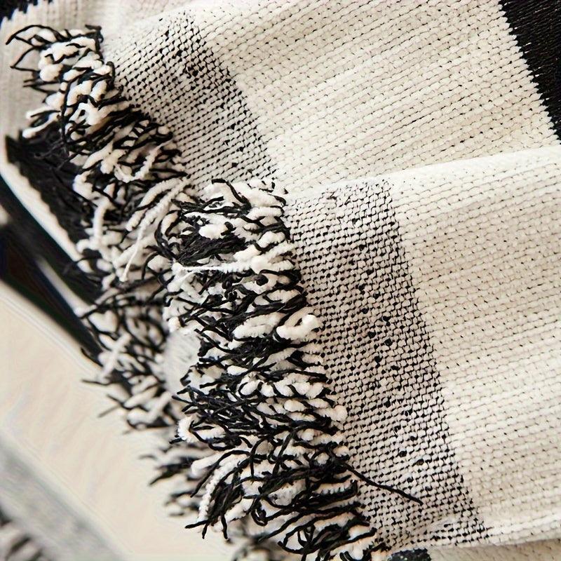 Bohemian-style Chenille Fabric Extra Long Couch Cover Anti Dog Scratch, alternate view - House Of Avana