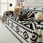 Boho-chic All-season Sofa Cover | Light Gray & Pet Proof Couch Cover - House Of Avana