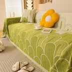 Boho Chic Pet Sofa Cover: Stylish & Pet-friendly Protect Furniture, side view - House Of Avana