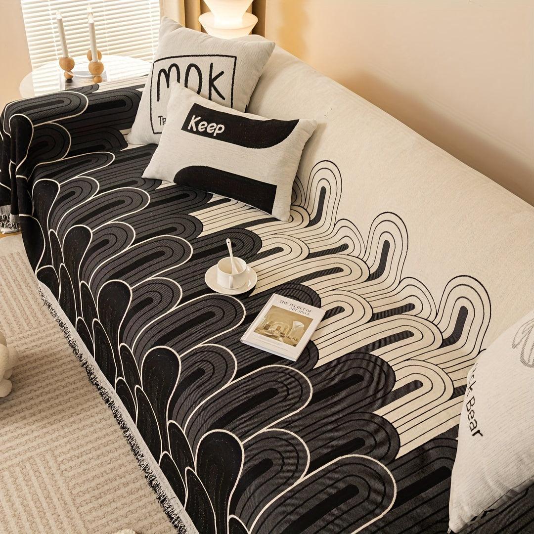Boho Chic Pet Sofa Cover: Stylish & Pet-friendly Protect Furniture, lifestyle image - House Of Avana
