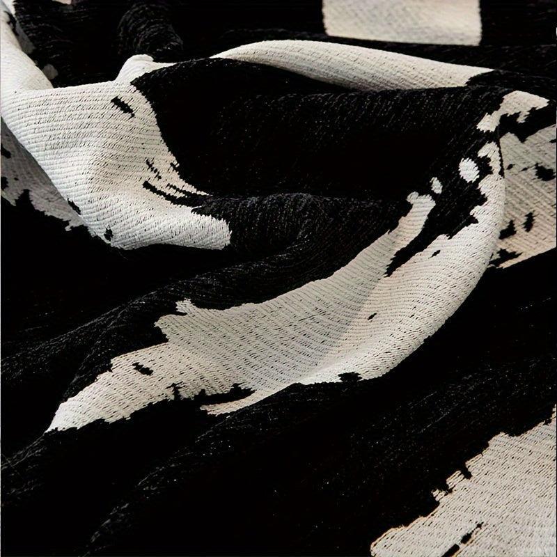 Boho Couch Cover Ultra Soft | All-seasons Chenille Fabric |, close-up view - House Of Avana