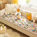 Boho Sofa Cover, Handmade Thickened Non-Slip Slipcover for Home