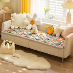Boho Sofa Cover, Handmade Thickened Non-Slip Slipcover for Home