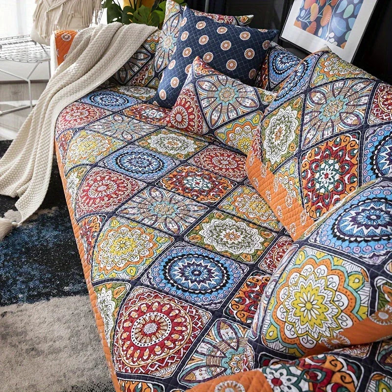 Boho Sofa Cover – Stylish, Durable Furniture Protector for Home - House Of Avana