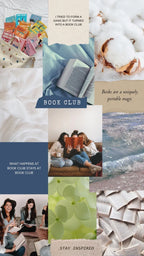 Book Club Wax Melt In the Wick of Time