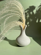BosilunLife Grey Flower Vase Recycled Eco-Clay BosilunLife