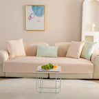 Breathable Ice Silk Light Gray Couch Cover - Cooling & Anti-scratch - House Of Avana
