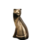 Bronze Cat Figurine for Home Decor