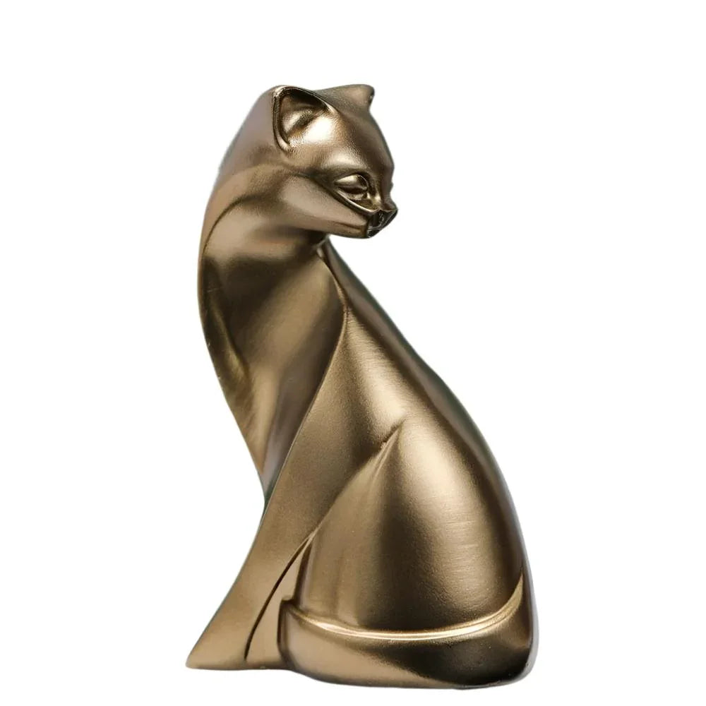 Bronze Cat Figurine for Home Decor - House Of Avana