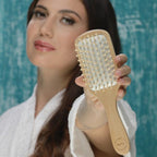 Natural Wooden Detangling Hair Brush