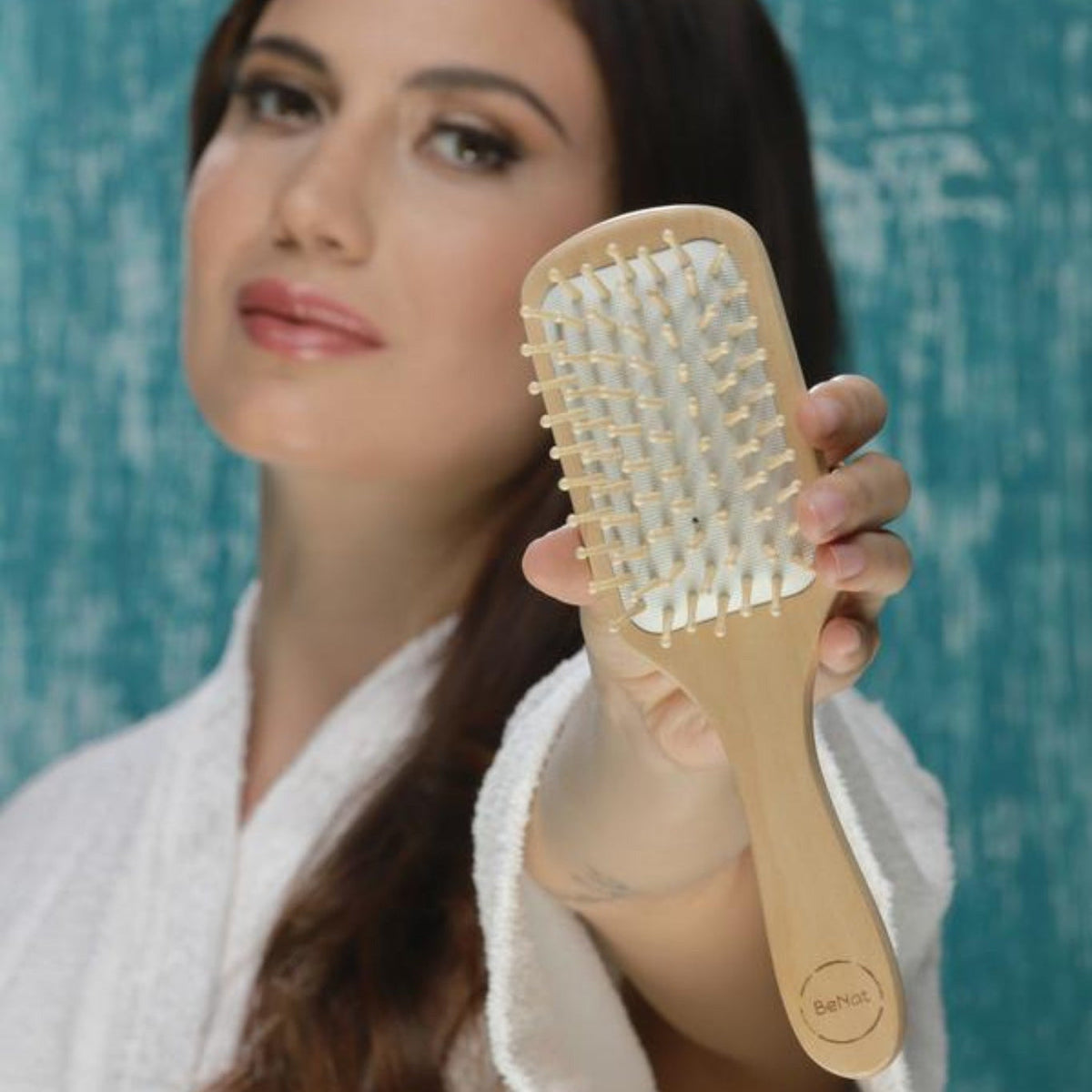 Natural Wooden Detangling Hair Brush