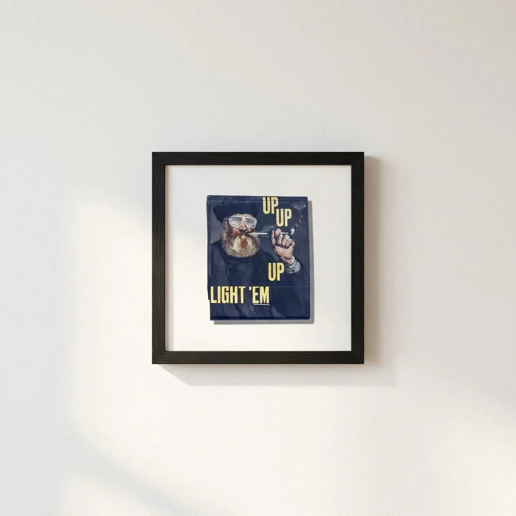 Butcher and Bee Framed Print
