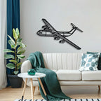 C-141b Starlifter Angle Metal Aircraft Wall Art - Ncp0532, detail shot - House Of Avana