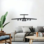 C-141b Starlifter Front Metal Aircraft Wall Art - Ncp0533, detail shot - House Of Avana