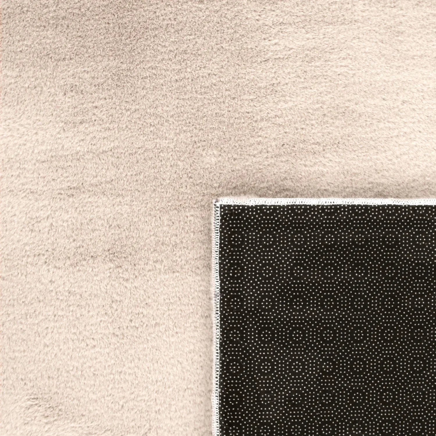 Soft Area Rug with Anti-Slip Backing Washable - Dark Beige RugYourHome