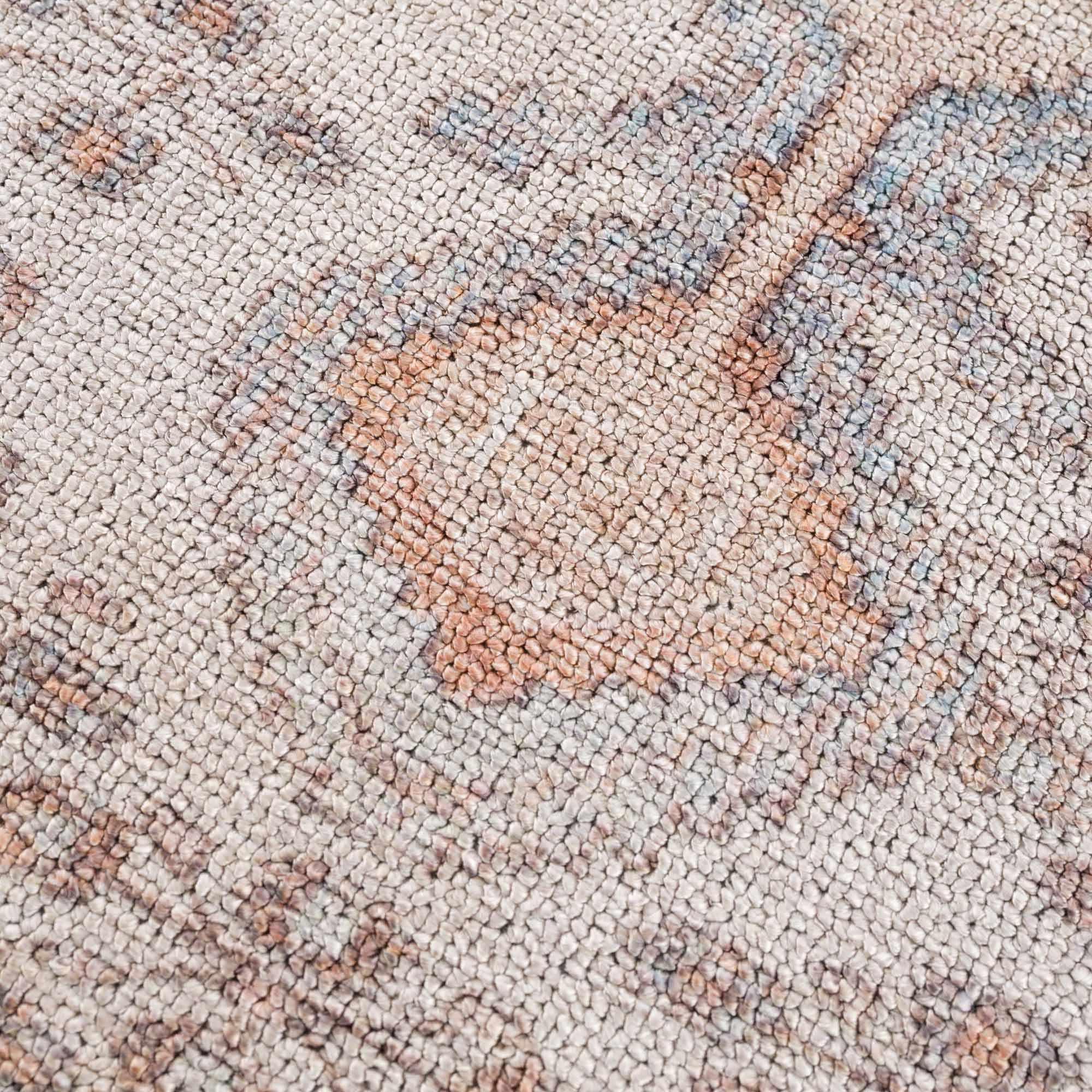 Analu Peach Washable Area Rug Hauteloom